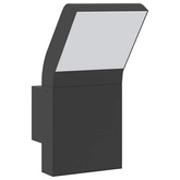 Kinkiety zewnętrzne LED, 2 szt., czarne, odlewane aluminium