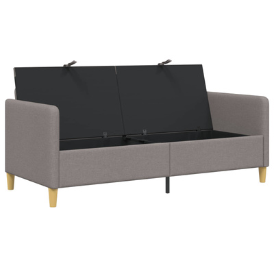 Sofa z miejscem do przechowywania Ciemnoszary 172 x 78 x 87 cm