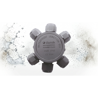 DAMIK ROUND CLOX 06T - IP68 450V Puszka Łączeniowa Hermetyczna Sześciodrożna