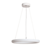 Lampa Wisząca ring 48W ?50cm Nowoczesna Biała Abruzzo Bellissima