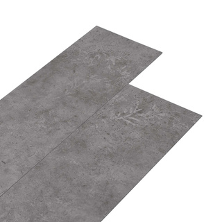 Samoprzylepne panele podłogowe PVC Betonowy szary 30,5 x 61 cm
