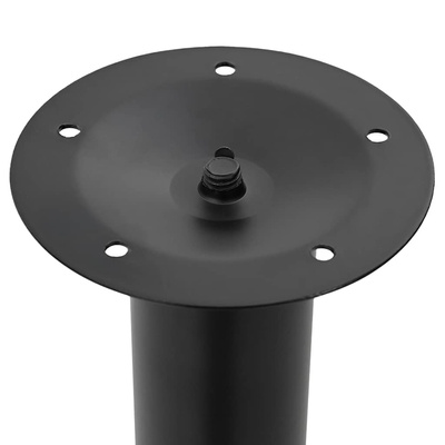 Teleskopowe nogi stołowe, 2 szt., czarne, 710 mm-1100 mm