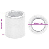 Przewód wentylacyjny PVC, 6 m, ?20 cm