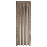 Zasłona Roses ciemnobeżowa 140x270