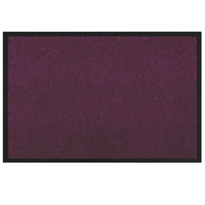 Dywanik drzwiowy Bordowy 60 x 40 x 1.2 cm Tkanina Teddy