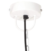 Industrialna lampa wisząca, 25 W, biała, okrągła, 30 cm, E27