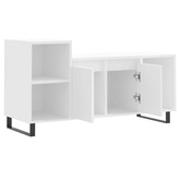 vidaXL Szafka pod TV, biała, 100x35x55 cm, materiał drewnopochodny