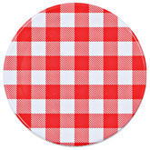 Szklane słoiki na dżem, biało-czerwone pokrywki, 24 szt, 110 ml