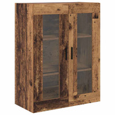 Highboard 2 szt. Stare drewno 69,5 x 34 x 180 cm