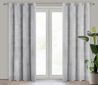 Zasłona Agis srebrna 140x250