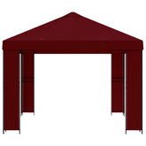 Altana 4 × 3 m bordowy Poliester i Stal 190 gsm