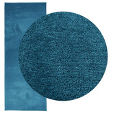 vidaXL Dywan OVIEDO z krótkim włosiem, turkusowy, 80x200 cm