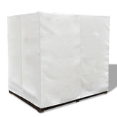 vidaXL Leżak ogrodowy z baldachimem, polirattan, brązowy