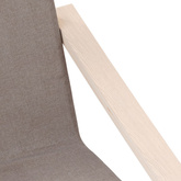 vidaXL Fotel wypoczynkowy, kolor taupe, obity tkaniną model standard