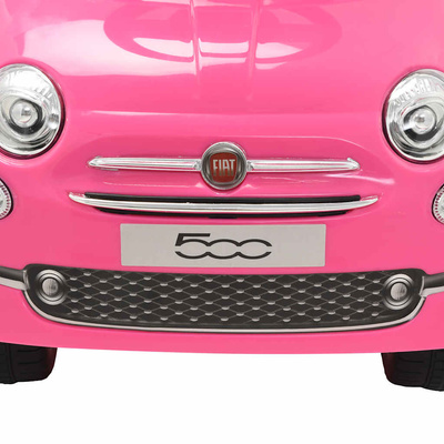 Samochód jeździk Fiat 500, różowy