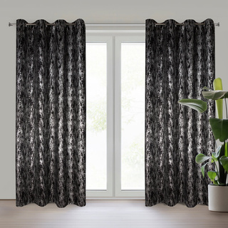 Zasłona Elise czarna 140x250