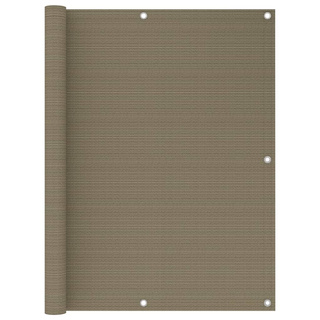 Parawan balkonowy, kolor taupe, 120x500 cm, HDPE