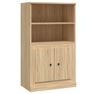 Kredens, dąb sonoma, 60x35,5x103,5 cm, materiał drewnopochodny