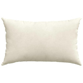 Poduszki na sofę 2 pcs Kremowy 50 x 30 cm Tkanina sztruksowa