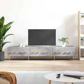 Szafka pod TV, szarość betonu, 150x36x30 cm vidaXL