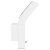 Zewnętrzne kinkiety LED z czujnikami, 2 szt., białe, aluminium