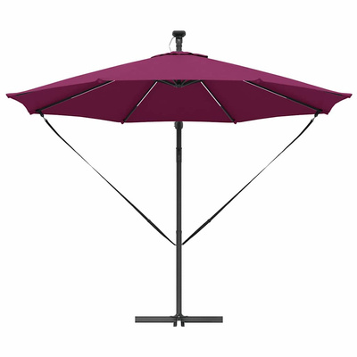 Parasol plażowy Bordeaux Czerwony 294 x 294 x 248 cm