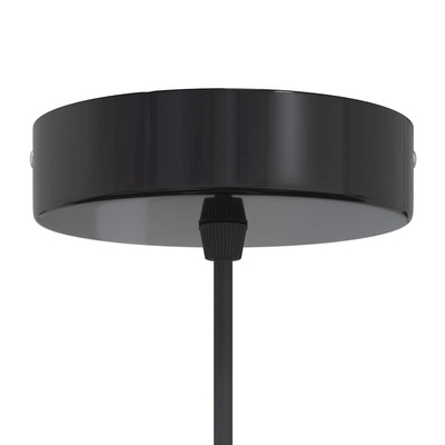 Lampa wisząca z regulacją wysokości E27 połysk szary metal