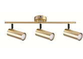 Lampa mosiądz ścienna/sufitowa listwa 3xGU10 Colly 93-01733