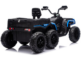 Quad Na Akumulator ATV 6 Kół Z Przyczepką JC606 24V 4x4 Niebieski