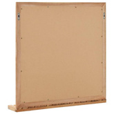 vidaXL Lustro łazienkowe, 60x12x62 cm, z ramą z drewna orzechowego