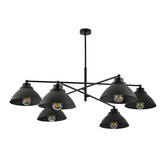 Żyrandol MAVERICK 6 BLACK