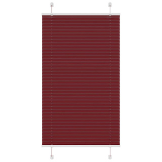 Roleta plisowana Bordowy Czerwony 80x150 cm Szerokość tkaniny