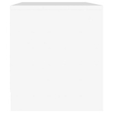 vidaXL Szafka pod TV, biała, 90x35x40 cm, materiał drewnopochodny