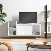 vidaXL Szafka pod TV, biała, 100x35x55 cm, materiał drewnopochodny wariant 4