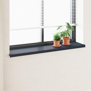 Parapet okienny Antracytowy z rysunkiem drewna PVC