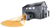 Czujnik ruchu i zmierzchu Unilight ULAC484 Czarny 1200W IP65 180° 12 m 230V