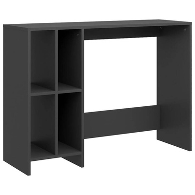 vidaXL Biurko pod laptopa szare 102,5x35x75 cm materiał drewnopochodny