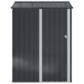 Schowki ogrodowe Antracyt 153,5 x 86 x 200 cm Metal