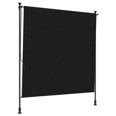 Zewnętrzna Roleta Rolkowa Czarny 120 x 270 cm