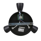 Lampa sufitowa plafon czarny mat regulowany Picardo 98-50793