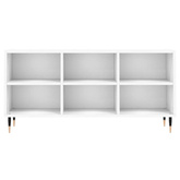 vidaXL Szafka pod TV, biała, 103,5x30x50 cm, materiał drewnopochodny
