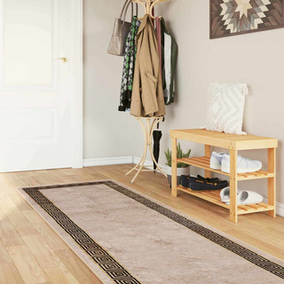 Chodnik dywanowy MARSA Czarny 80 x 400 cm Poliester i PVC