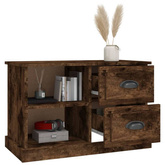 vidaXL Szafka pod TV, przydymiony dąb, 73x35,5x47,5 cm
