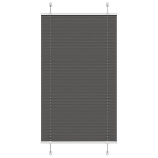 Roleta plisowana czarna 80x150 cm Szerokość tkaniny 79,4 cm
