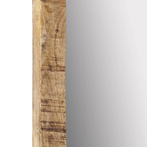 vidaXL Lustro, 70x50 cm, lite drewno mango i szkło