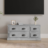 vidaXL Szafka pod TV, szarość betonu, 100x35,5x45 cm