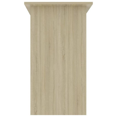 vidaXL Biurko, dąb sonoma, 80x45x74 cm, materiał drewnopochodny