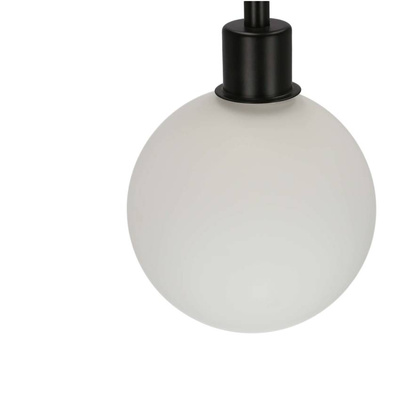 Lampa podłogowa czarna półka 173cm Vanity 51-00057