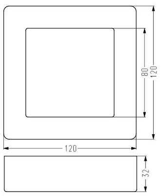 Oprawa Stropowa Candellux 2263779 Spn-06 Ip20 Led