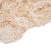 vidaXL Dywanik, 60x90 cm, sztuczna owcza skóra, brązowy melanż